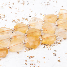 Load image into Gallery viewer, Citrine Gemstone Clover Beads - 6pcs
