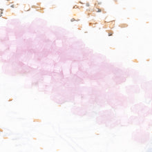 Load image into Gallery viewer, Silk Pale Rose Half Tila Beads
