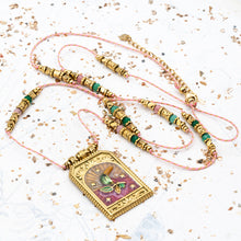 Load image into Gallery viewer, Toucan Pendant and Gemstone Necklace - Paris Find
