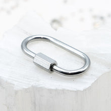Load image into Gallery viewer, 27mm Stainless Steel Carabiner Lock Clasp
