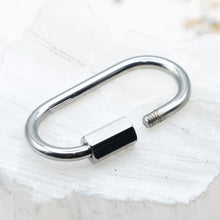 Load image into Gallery viewer, 27mm Stainless Steel Carabiner Lock Clasp
