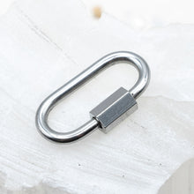 Load image into Gallery viewer, 21mm Stainless Steel Carabiner Lock Clasp

