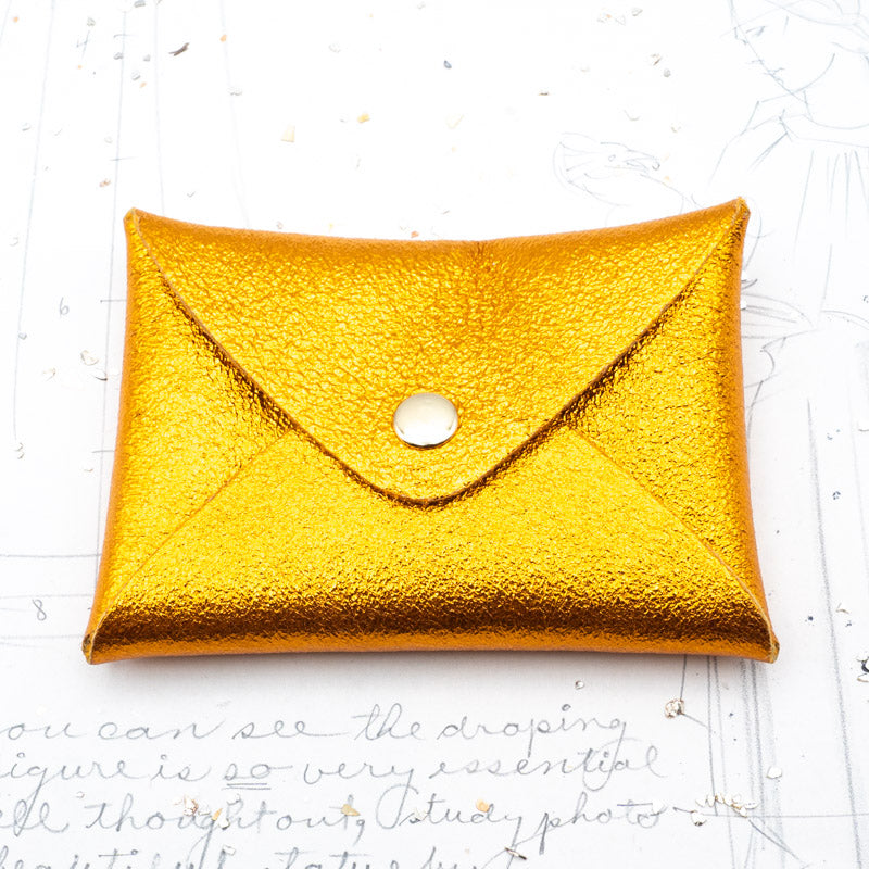 Yellow-Orange Pocket Pouch - Paris Find!