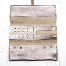 Load image into Gallery viewer, Silver Beige Jewelry Pouch - Paris Find!
