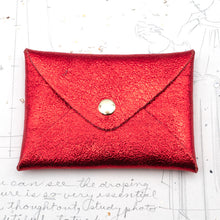 Load image into Gallery viewer, Bright Red Pocket Pouch - Paris Find!

