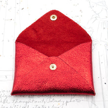 Load image into Gallery viewer, Bright Red Pocket Pouch - Paris Find!
