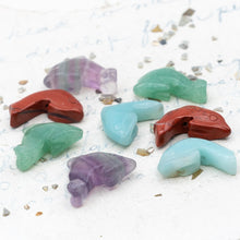 Load image into Gallery viewer, Gemstone Dolphin Mix Bead Set - 8 Pieces
