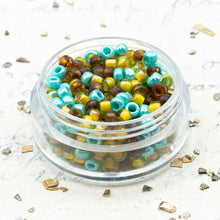 Load image into Gallery viewer, 8/0 Sunflower Somethin&#39; Mixed Seed Bead Jar

