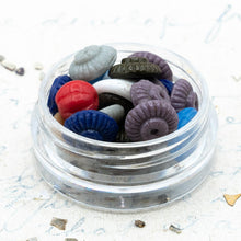 Load image into Gallery viewer, Mixed Vintage Glass Bead and Bead Cap Jar - Paris Find
