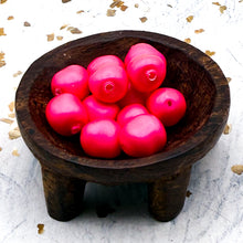 Load image into Gallery viewer, 8mm Neon Pink Premium Crystal Pearl Beads - 12 pcs
