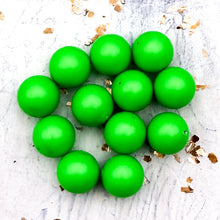 Load image into Gallery viewer, 12mm Neon Green Premium Austrian Crystal Pearls - 12pcs
