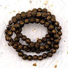 Load image into Gallery viewer, 4mm Melon Bronze Bead Strand
