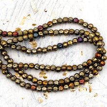 Load image into Gallery viewer, Pre-Order 3mm Melon Metallic Mix Bead Strand
