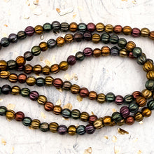 Load image into Gallery viewer, Pre-Order 4mm Metallic Melon Mix Bead Strand
