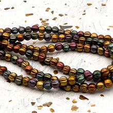 Load image into Gallery viewer, Pre-Order 4mm Metallic Melon Mix Bead Strand

