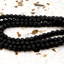 Load image into Gallery viewer, Pre-Order 3mm Melon Black Bead Strand
