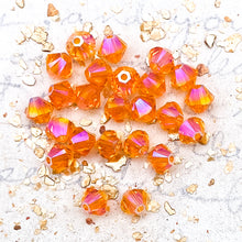 Load image into Gallery viewer, Discontinued! - 4mm Sun Shimmer x2 Premium Crystal Bicone Bead Set - 24 Pcs
