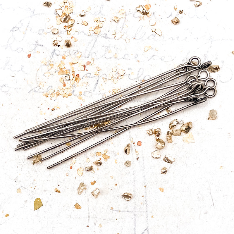 Antique Silver Eye Pins