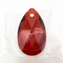 Load image into Gallery viewer, Pre-Order 38mm Red Magma Pear-Shaped Premium Crystal Pendant
