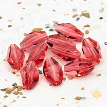Load image into Gallery viewer, Discontinued - 12x8mm Padparadscha Premium Crystal Bead Set - 10pcs
