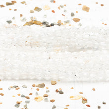 Load image into Gallery viewer, 3mm Clear Faceted Round Fire-Polished Bead Strand
