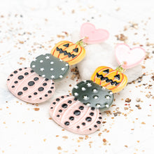 Load image into Gallery viewer, Pumpkin Patch Party Earring Pair
