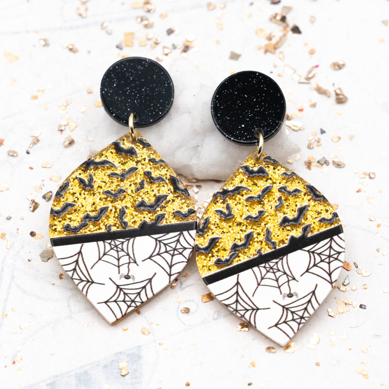 Halloween Sparkle Earring Pair