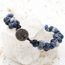 Load image into Gallery viewer, Sodalite Premium Chevron Bracelet Kit
