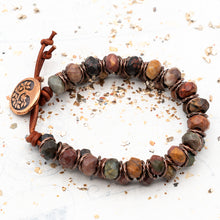 Load image into Gallery viewer, Red Creek Jasper Premium Chevron Bracelet Kit
