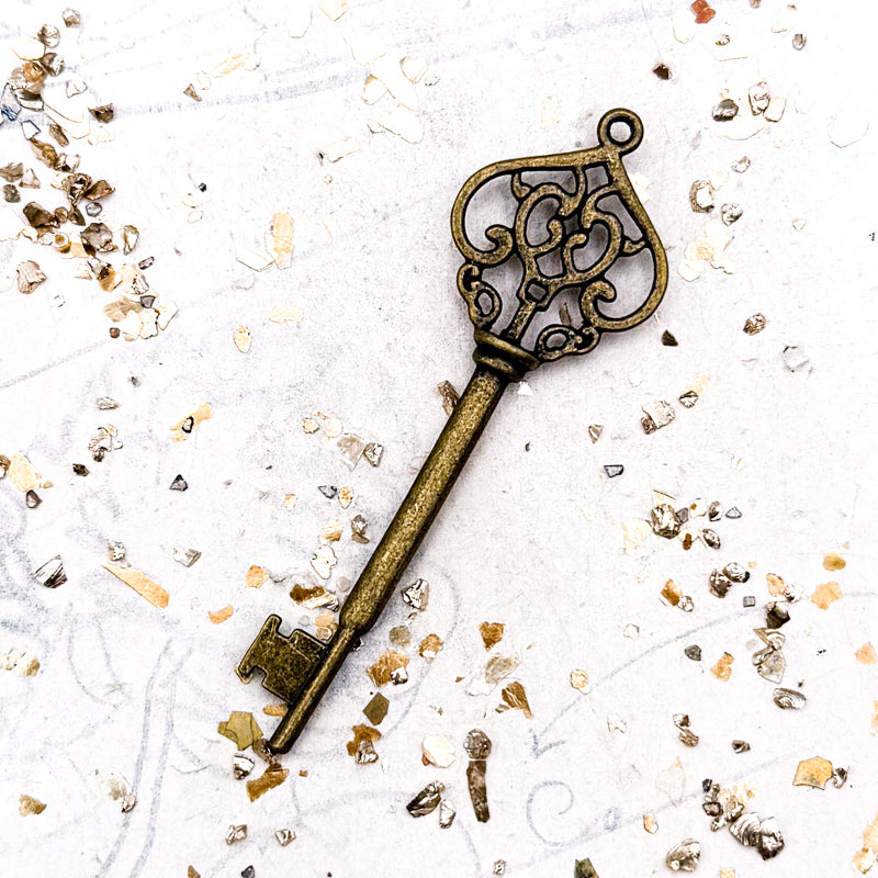 Antique Brass Skeleton Key