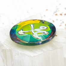 Load image into Gallery viewer, Vintage German Glass Rainbow Pendant
