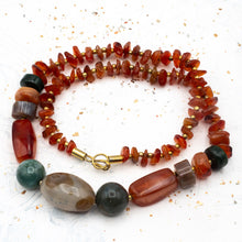Load image into Gallery viewer, Colorful Agate Necklace
