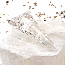 Load image into Gallery viewer, Pre-Order 39mm Austrian Crystal Silver Shade Spike Pendant
