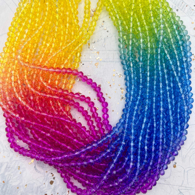 Jelly Beans Crystal Rainbow Strand - Road Trip Find