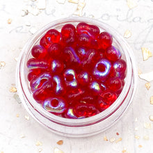 Load image into Gallery viewer, Red AB Peanut Bead Jar
