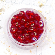 Load image into Gallery viewer, Red AB Peanut Bead Jar
