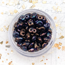 Load image into Gallery viewer, Metallic Galaxy Superduo 2-Hole Seed Beads
