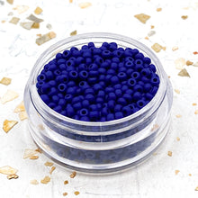 Load image into Gallery viewer, 11/0 Cobalt Blue Round Seed Beads
