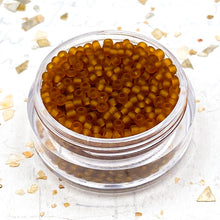 Load image into Gallery viewer, 11/0 Dark Mustard Topaz Round Seed Beads
