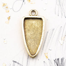 Load image into Gallery viewer, Grande Antique Gold Arrowhead Pendant

