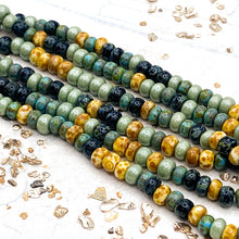 Load image into Gallery viewer, 6/0 Evergreen Forest Seed Bead Strand
