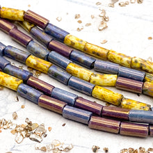 Load image into Gallery viewer, 9x4mm Lavender Fields Bugle Bead Strand
