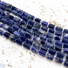 Load image into Gallery viewer, Sodalite Tube Gemstone Strand
