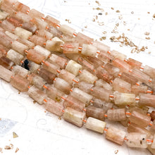 Load image into Gallery viewer, Sunstone Tube Gemstone Strand
