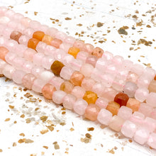 Load image into Gallery viewer, Doorbuster - 6mm Gemstone Faceted Cube Bead Strand
