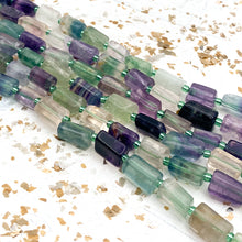 Load image into Gallery viewer, Doorbuster - 13x8mm Gemstone Tube Bead Strand
