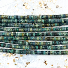 Load image into Gallery viewer, African Turquoise Heishi Gemstone Bead Strand
