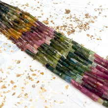 Load image into Gallery viewer, Tourmaline Tube Gemstone Strand
