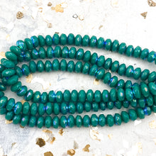 Load image into Gallery viewer, 2x3mm Sea Green with AB Finish Rondelle Bead Strand
