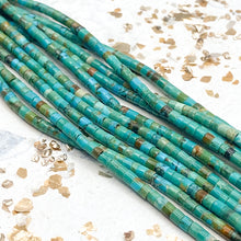 Load image into Gallery viewer, 3mm Turquoise Heishi Bead Strand
